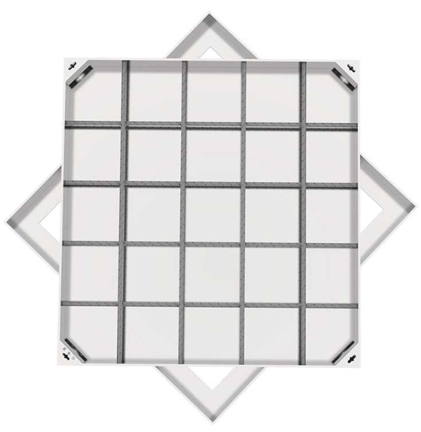 福田不锈钢方井展示